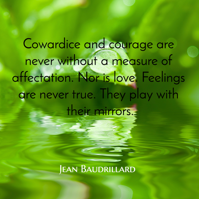 Cowardice and courage are never without a... Picture Quotes 1047