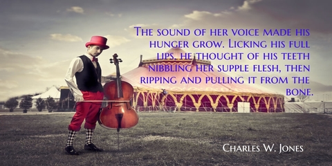 the sound of her voice made his hunger grow licking his full lips he thought of his...