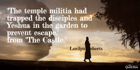 the temple militia had trapped the disciples and yeshua in the garden to prevent...