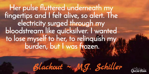 her pulse fluttered underneath my fingertips and i felt alive so alert the electricity...