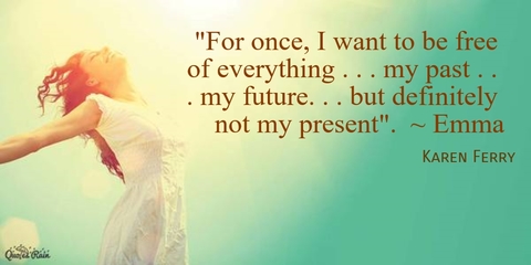 for once i want to be free of everything my past my future but...