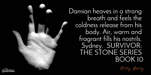 damian heaves in a strong breath and feels the coldness release from his body air warm...