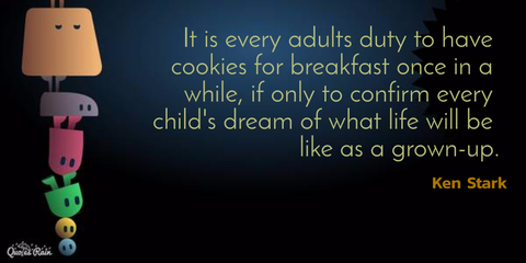 it is every adults duty to have cookies for breakfast once in a while if only to confirm...