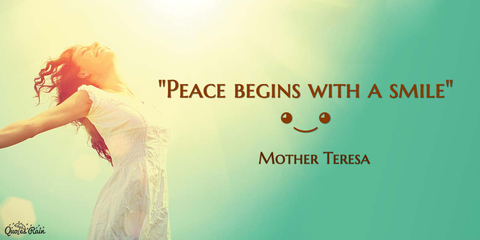 peace begins with a smile...