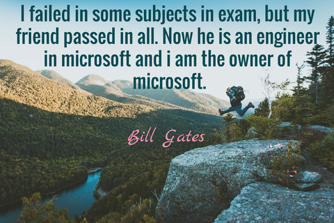 i failed in some subjects in exam but my friend passed in all now he is an engineer in...