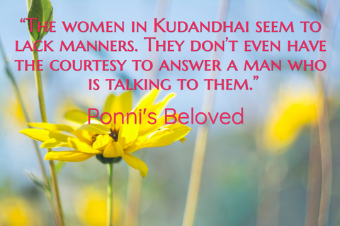 the women in kudandhai seem to lack manners they dont even have the courtesy to...