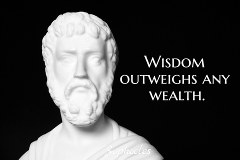 wisdom outweighs any wealth...