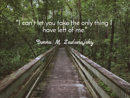 i cant let you take the only thing i have left of me...