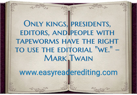 only kings presidents editors and people with tapeworms have the right to use the...