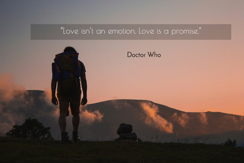 love isnt an emotion love is a promise...