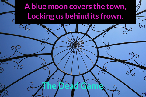 a blue moon covers the town...