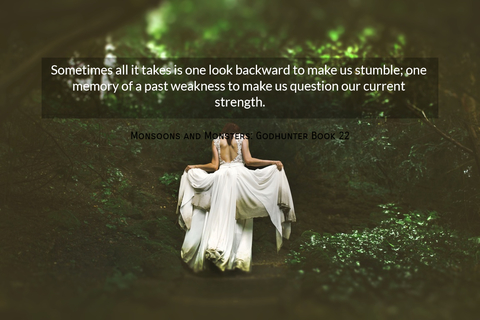sometimes all it takes is one look backward to make us stumble one memory of a past...