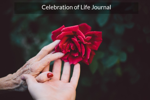 celebration of life journal...