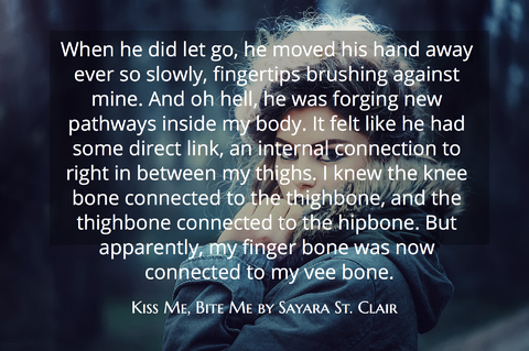 when he did let go he moved his hand away ever so slowly fingertips brushing against...