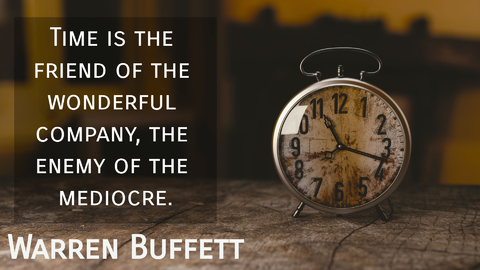 time is the friend of the wonderful company the enemy of the mediocre...