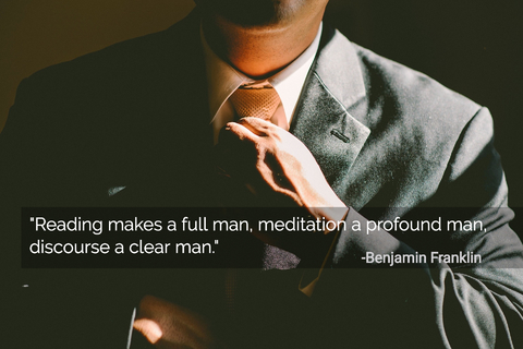 reading makes a full man meditation a profound man discourse a clear man...