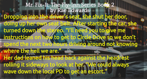 dropping into the drivers seat she shut her door doing up her own seatbelt after...