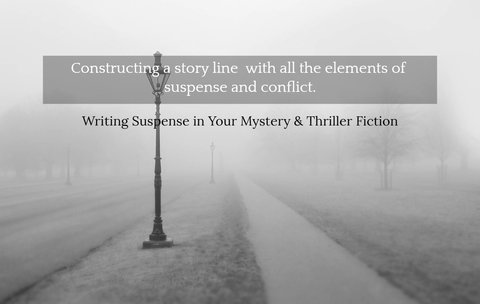 constructing a story line with all the elements of suspense and conflict...