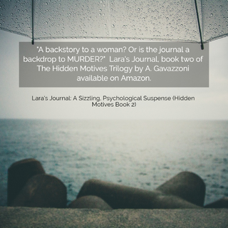 a backstory to a woman or is the journal a backdrop to murder laras journal...