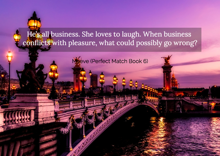 hes all business she loves to laugh when business conflicts with pleasure what...