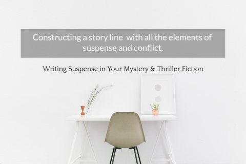 constructing a story line with all the elements of suspense and conflict...