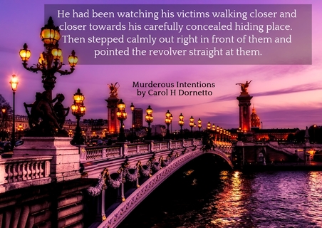 he had been watching his victims walking closer and closer towards his carefully...