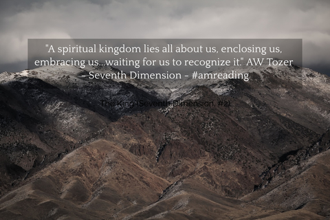 a spiritual kingdom lies all about us enclosing us embracing us waiting for us to...