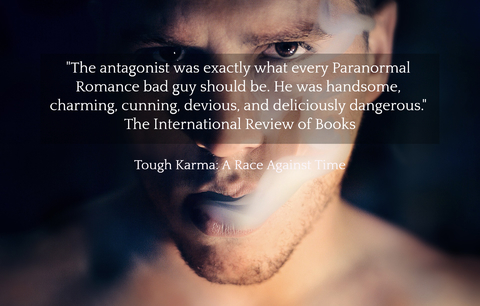 the antagonist was exactly what every paranormal romance bad guy should be he was...