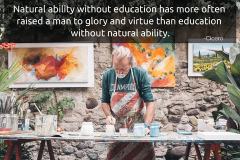 natural ability without education has more often raised a man to glory and virtue than...