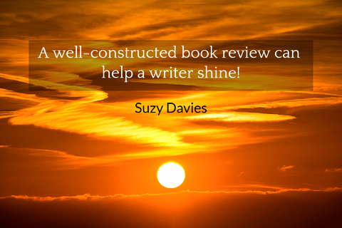 a well constructed book review can help a writer shine...