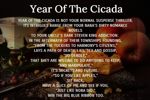 year of the cicada is not your normal suspense thriller its intrigues range from your...