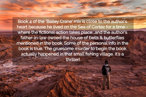 book 4 of the bailey crane mix is close to the authors heart because he lived on...