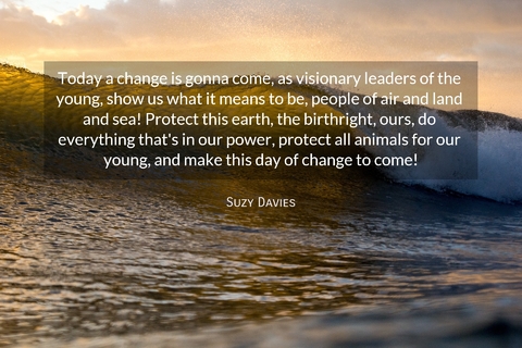 today a change is gonna come as visionary leaders of the young show us what it means to...