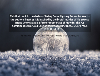 this first book in the six book bailey crane mystery series is close to the authors...