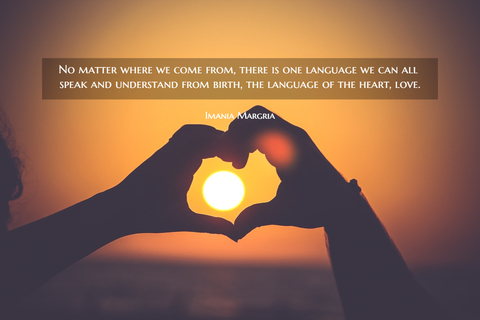 no matter where we come from there is one language we can all speak and understand from...