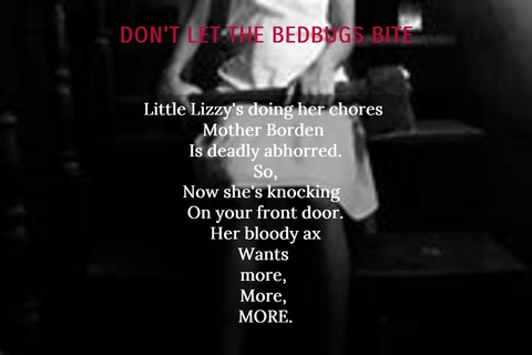 little lizzy lives next door her mother screams in shock abhor now shes knocking on...
