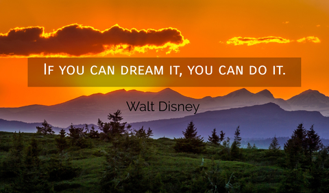 if you can dream it you can do it...