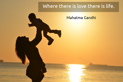 where there is love there is life...