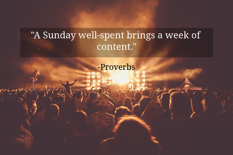 a sunday well spent brings a week of content...