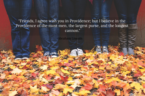 friends i agree with you in providence but i believe in the providence of the most men...