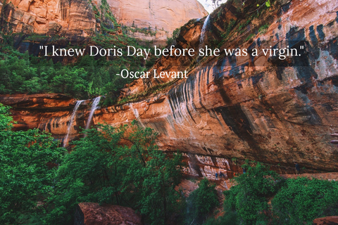 i knew doris day before she was a virgin...