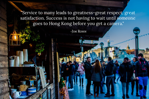 service to many leads to greatness great respect great satisfaction success is not...