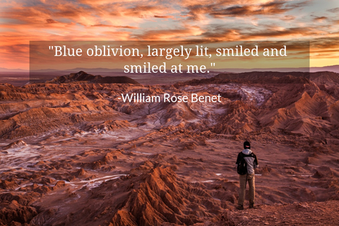 blue oblivion largely lit smiled and smiled at me...