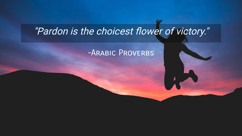 pardon is the choicest flower of victory...