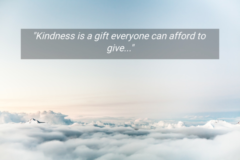 kindness is a gift everyone can afford to give...