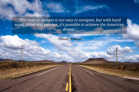 the road to success is not easy to navigate but with hard work drive and passion its...