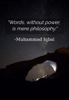 words without power is mere philosophy...