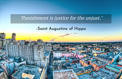 punishment is justice for the unjust...