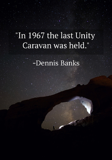 in 1967 the last unity caravan was held...