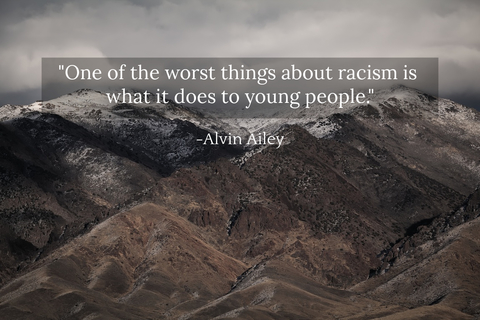 one of the worst things about racism is what it does to young people...